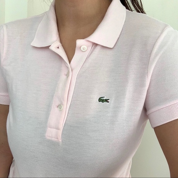 Lacoste Light Pink Polo Shirt - Picture 2 of 3